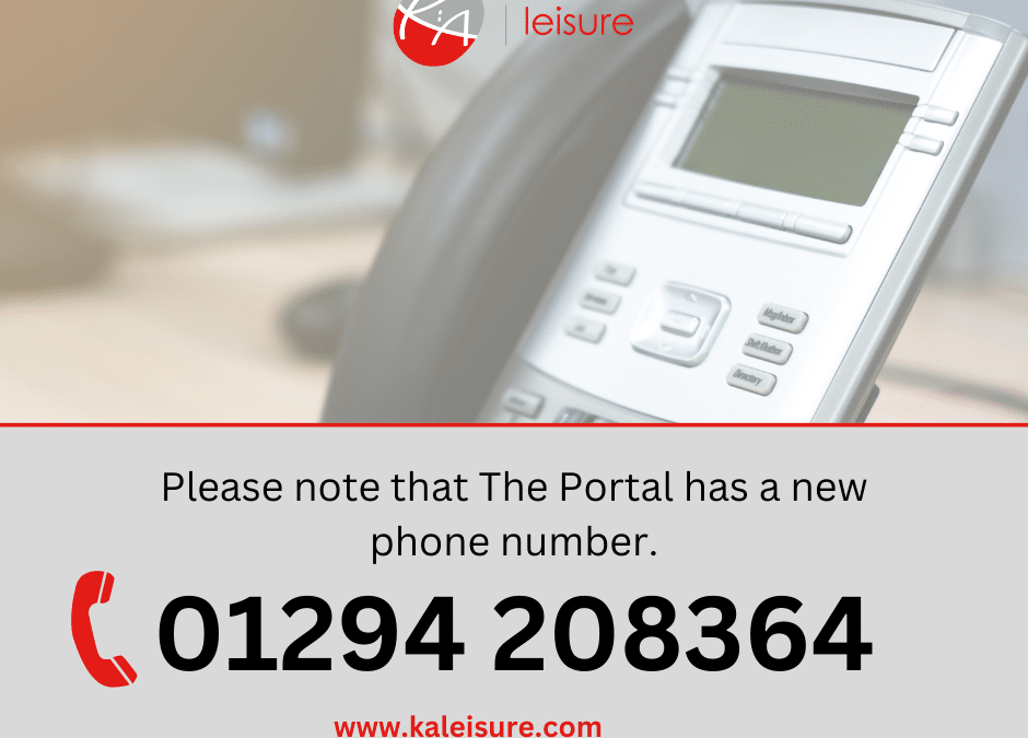Customer Update – Portal new phone number