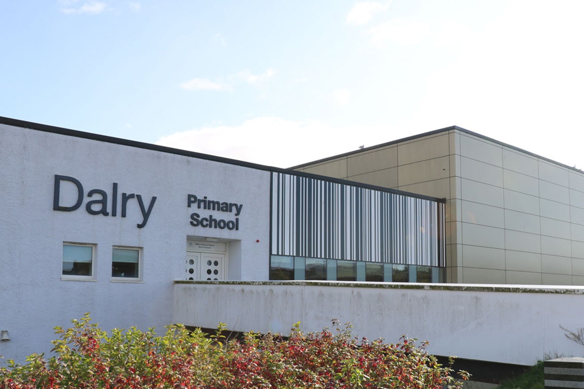 Outside of Dalry Community Sports Hub