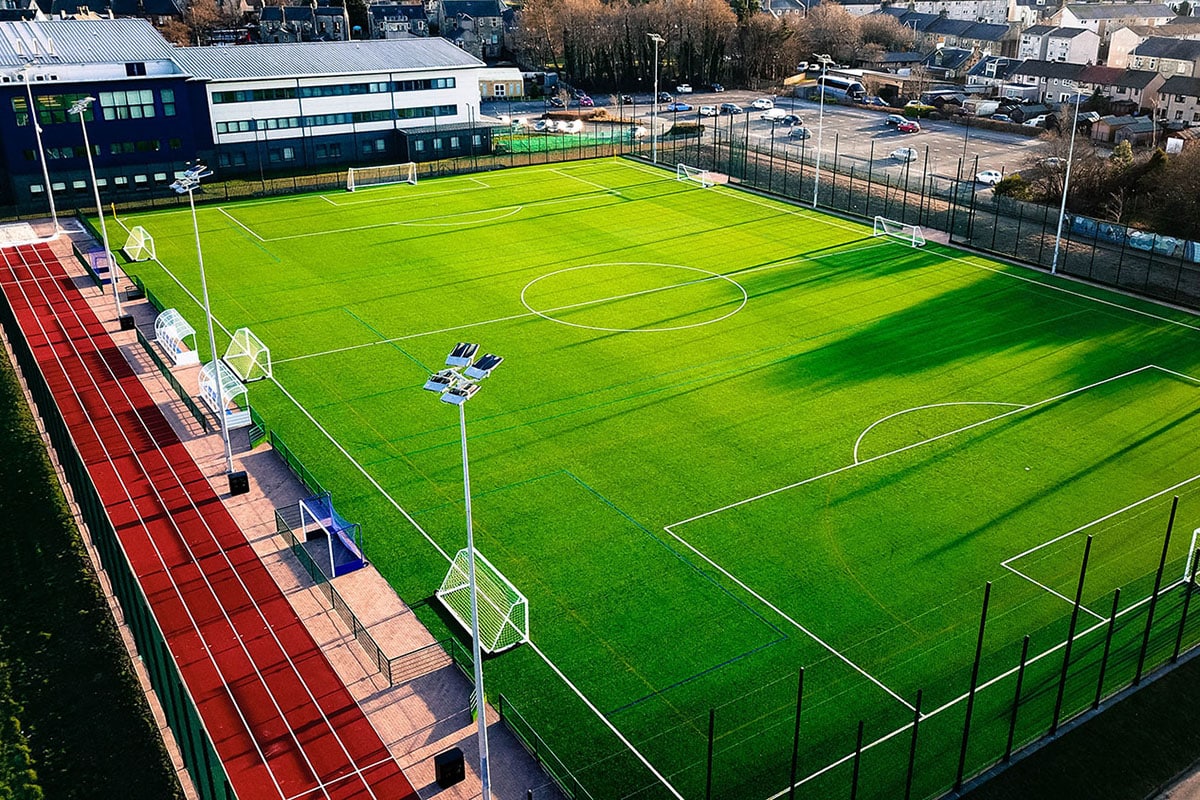 Kilwinning Academy outdoor sports pitch