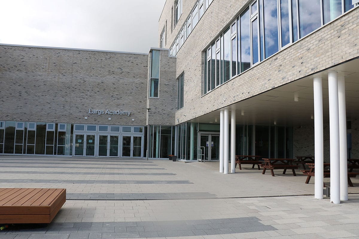 Outside of Largs Community Campus