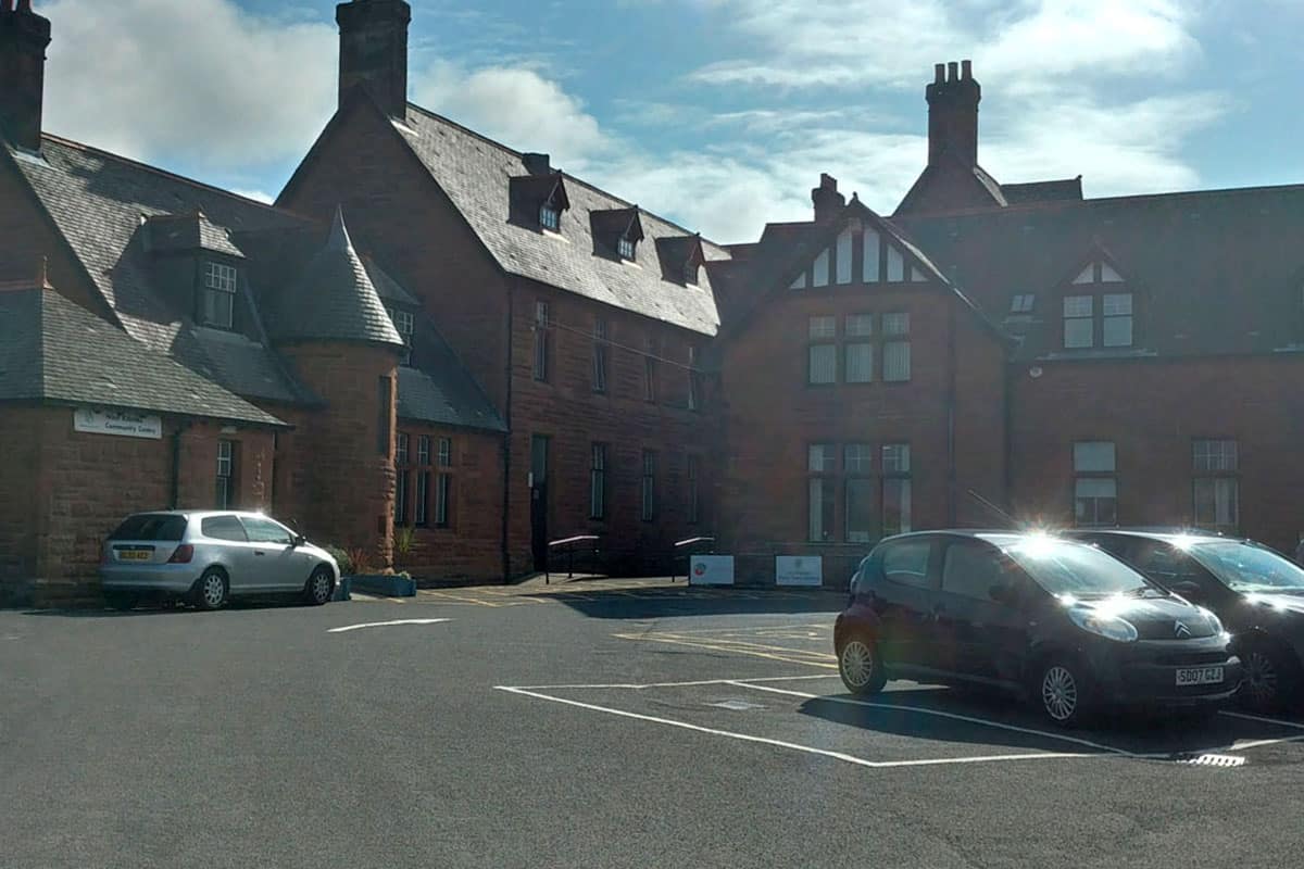 Outside of KA Campus West Kilbride