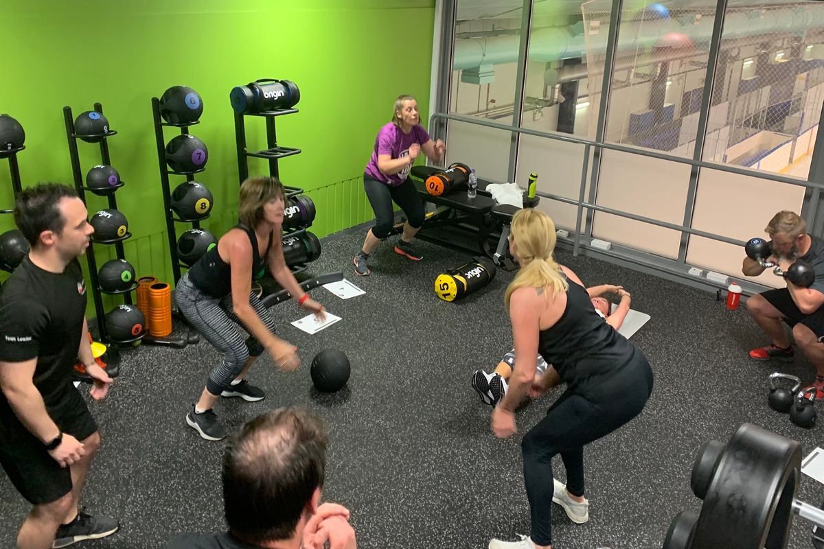 Group exercise class