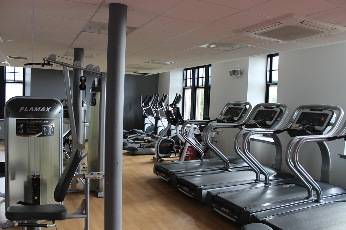 Treadmills and equipment at KA Campus West Kilbride
