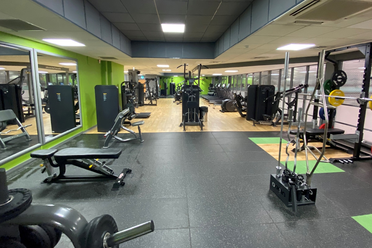 Gym equipment at Auchenharvie