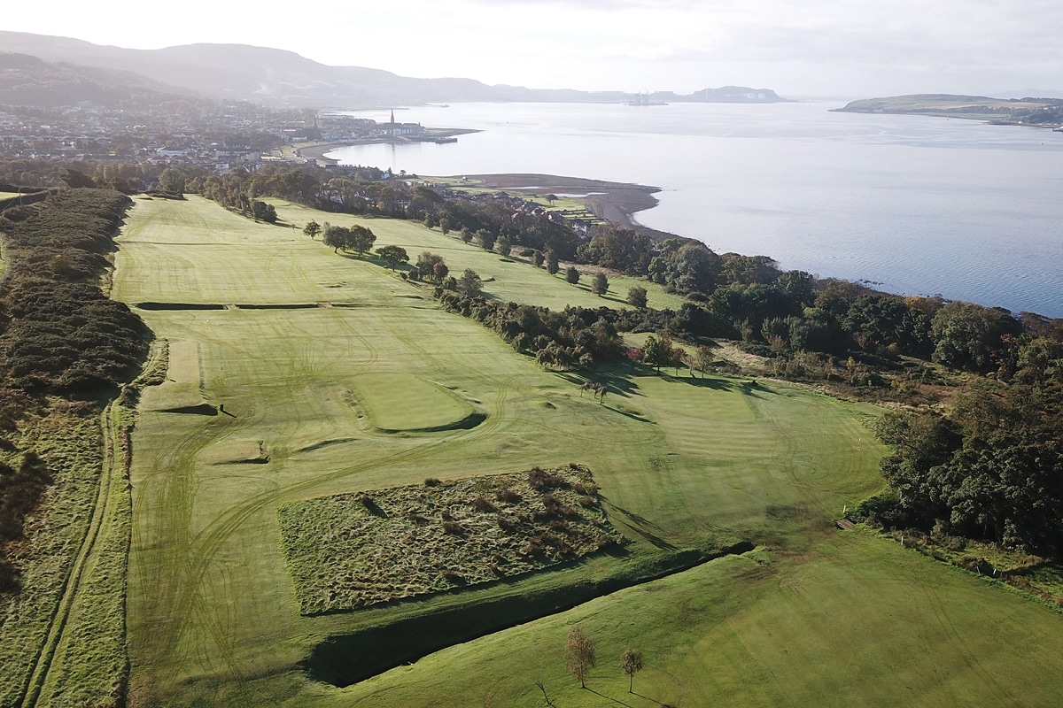Friends Playing Golf on a Beautiful Sunny Day