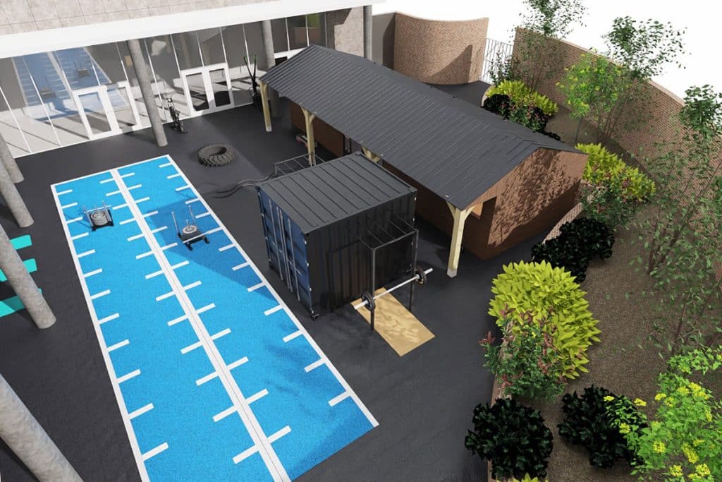 Artist impression of The Yard